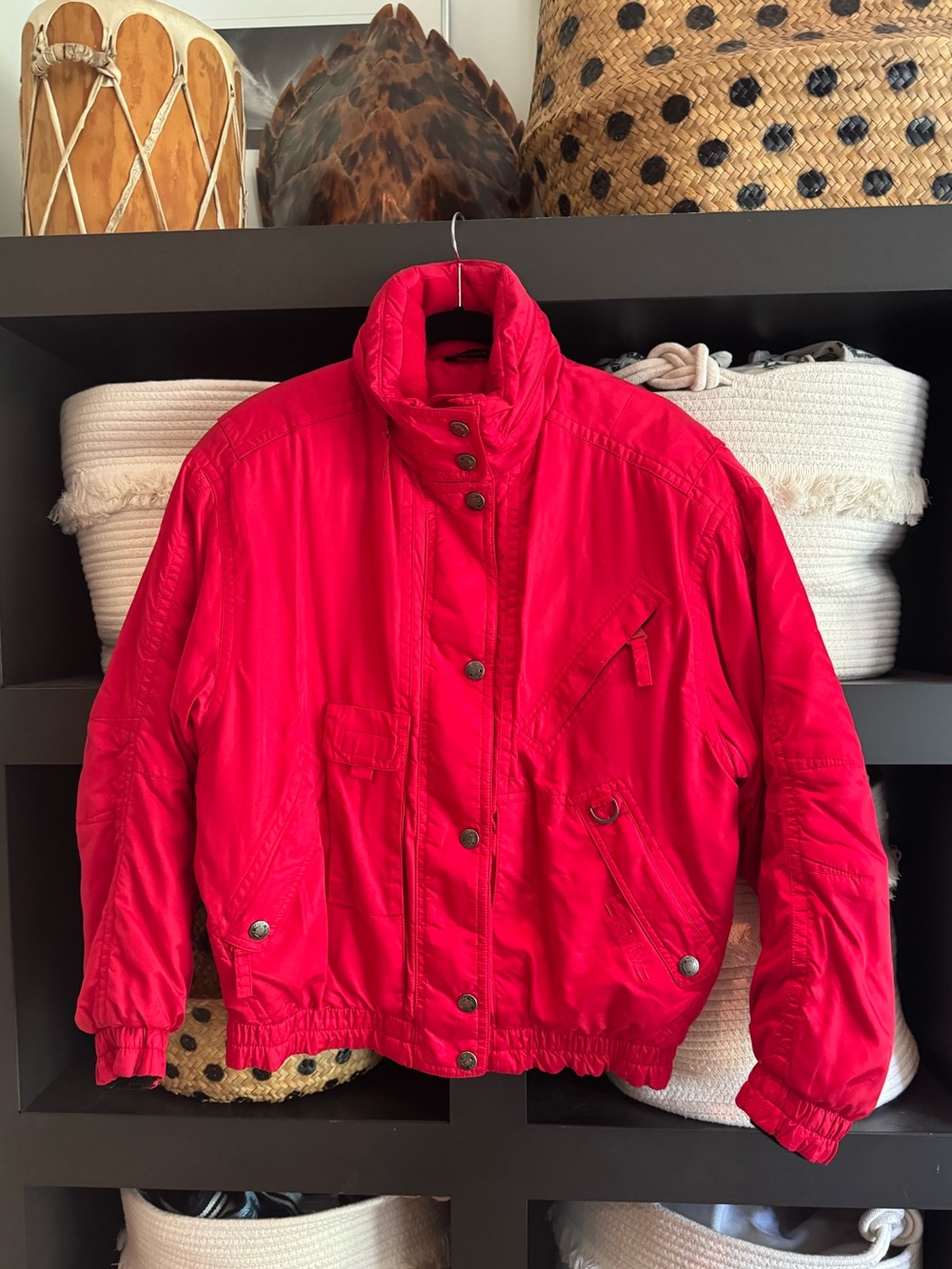 1980s Women's Red Ski Jacket